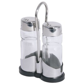 Contacto Stainless Steel Cruet Salt and Pepper