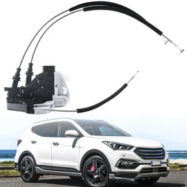 TCFWED Door Lock Latch Actuator Compatible with Hyundai Santa Fe/Santa Fe Sport 2013-2018,Santa Fe XL 2013-2019, Rear Driver Side,Replace # 81410-2W000,814102W000