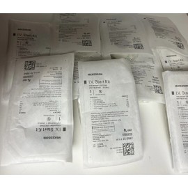 McKesson LOT/10 pcs McKesson I.V. Start Kit with Tegaderm Dressing PVP Prep Pad