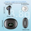 TANFESO in Ear 5.3Bluetooth Earphones with Digital Display Charging case,