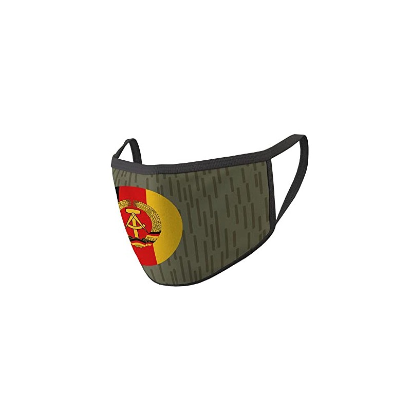 Copytec Mouth Mask NVA Line Camouflage National Badge Uniform DDR