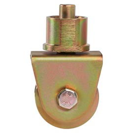 Skelang Sliding Gate Wheels 2.5”, V Groove Caster with 360 Degree Rotational Stem, V Track Gate Roller for Foldable Sliding Gate, Total Load Capacity 1320 Lbs, Pack of 2