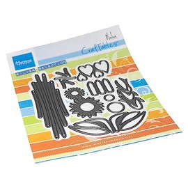 Marianne Design Craftables, Corn & Sunflowers by Marleen, for Paper Craft Projects, Silver or White, One Size