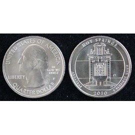 2010-D Arkansas Hot Springs National Park Quarter