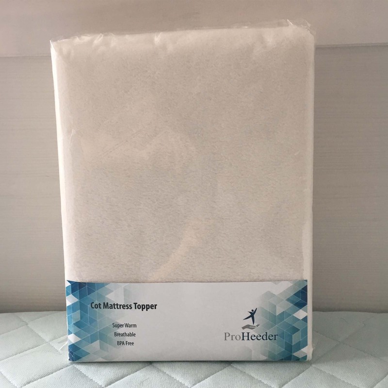 Cot Bed Mattress Topper Protector in Cosy Fleece for Extra