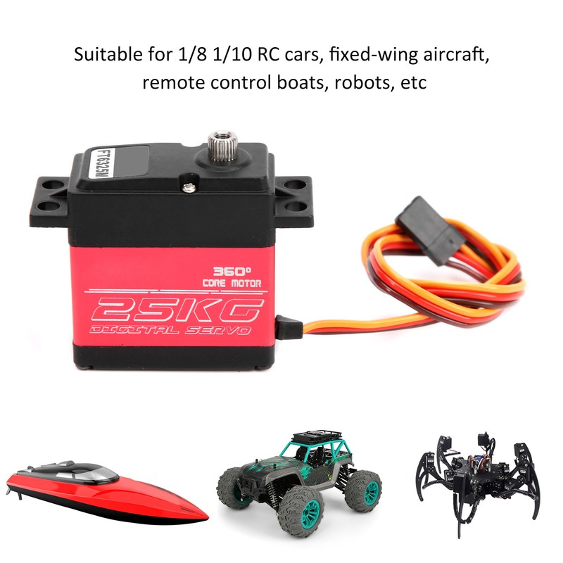 FT6325M 25KG Standard Metal Gear Servo High Torque RC Servo