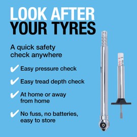 Ring RTG2 Analogue Tyre Pressure Gauge & Depth Gauge
