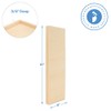 Narrow Wood Canvas 8 x 16 x 3/4-inch, Pack of