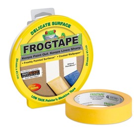 citystores® Yellow Tape Multi Surface Painter's Masking Tape Indoor Decorating Sharp Lines No Paint Bleed DIY 24mm x 41.1m 3480