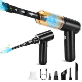 infoblaeze Car Vacuum Cleaner Portable Handheld Vacuum Cordless 15000Pa Mini Wireless Vacuum Cleaner for Car Home Pet Hair Office Cleaning Supplies