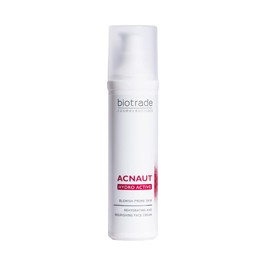 Biotrade Acnaut Hydro Active Cream Anti Blemishes Deep Moisturising After Aggressive Treatments Hydrates Dry Prone Skin 60ml.
