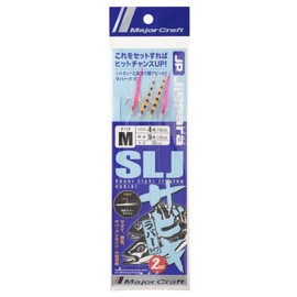 Major Craft Jigpara Super Light Jigging Sabiki Rubber Tie Type M Size JPSLJ-RUBBER/M