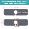 PoYang 2 Pack Kitchen Sink Splash Guard: Short Sink Faucet