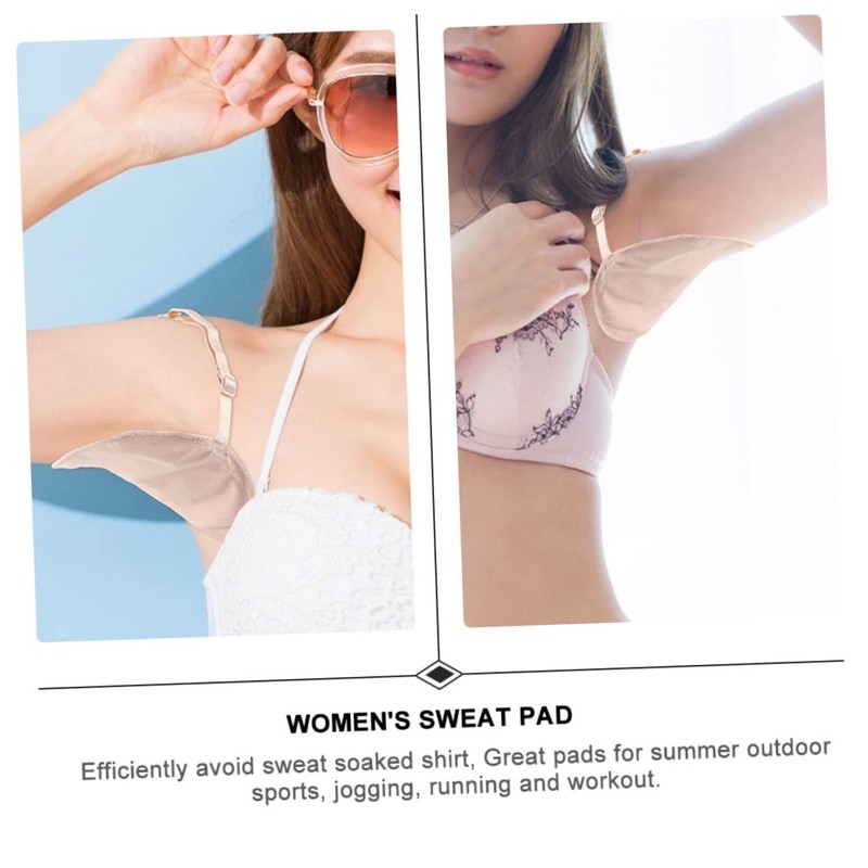 Healeved 2sets Sweat Patch Reusable Armpit Blocker Dress Shield Pads