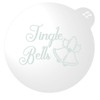 LissieLou Jingle Bells Cookie Embosser Christmas Theme Icing Fondant Stamp