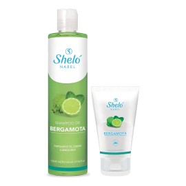 Shelo Kit Shampoo + Tonico De Bergamota, Cabello Y Barba