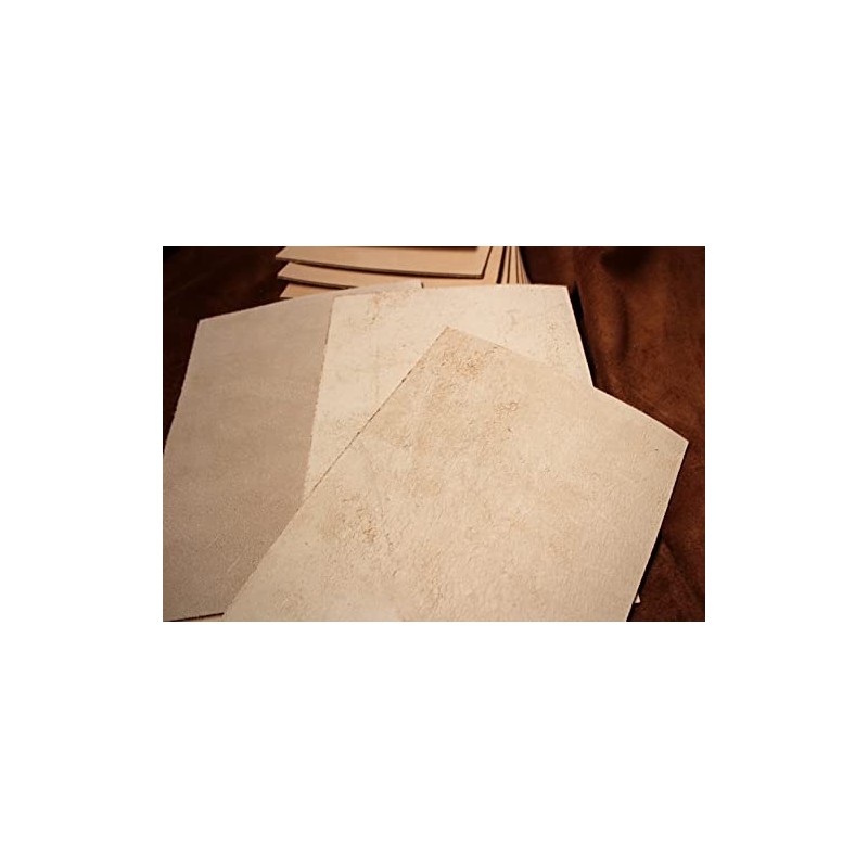 Cut or skin: strong blank leather, hallmarked leather, approx. 3-3.3