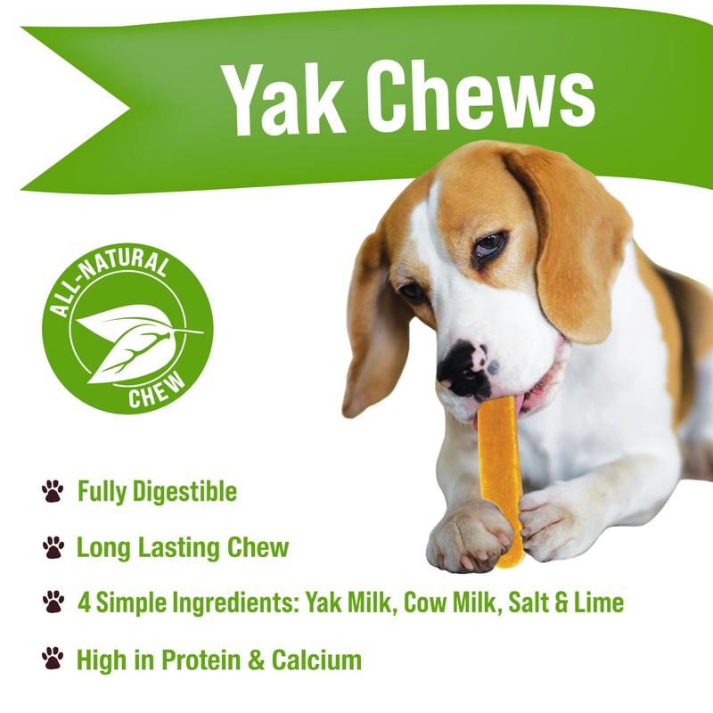 Buck Bone Organics Yak Cheese Chews for Dogs, All Natural