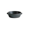 KINTO 25874 TERRA Grill Dish, Black, 5.7 inches (145 mm)