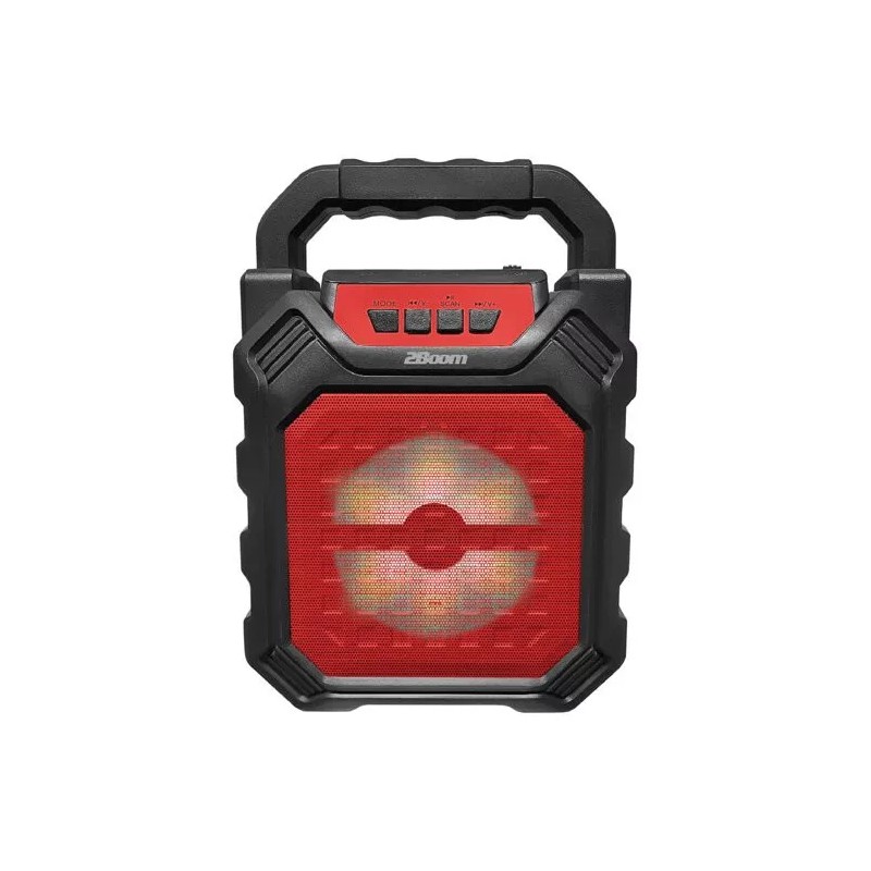 2Boom 2 Pack! 2Boom Portable Bluetooth Speaker, Red, For Individual