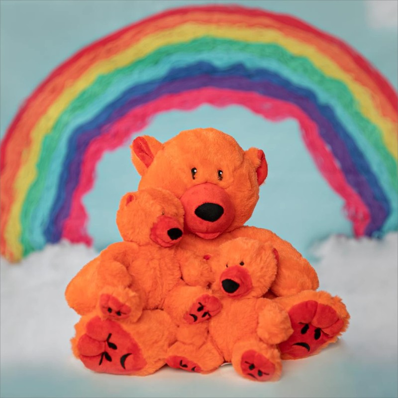 Mood Bears - MD816 - Angry Bear - Orange -