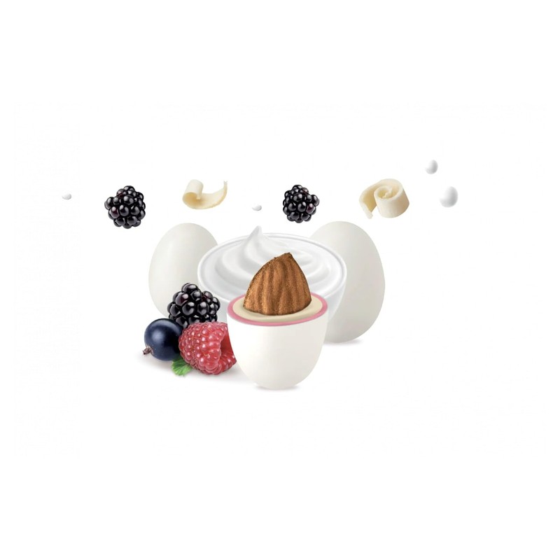 Confetti Maxtris Ciocomandorla gusto Yogurt ai Frutti di Bosco, scatola