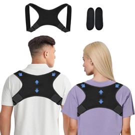 Back Straightener, Back Support Belt, Posture Corrector for Men and Women, Adjustable, Breathable, Back Support, Back Stabiliser, Posture Trainer, Back Posture Corrector for Shoulder, Neck, Back
