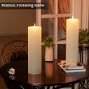 14" x 4" Large Outdoor Candle with Timer Waterproof Flickering