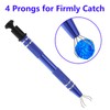 Jiozermi Pick Up Tool, IC Clip Tweezers, Blue, 2 Psc