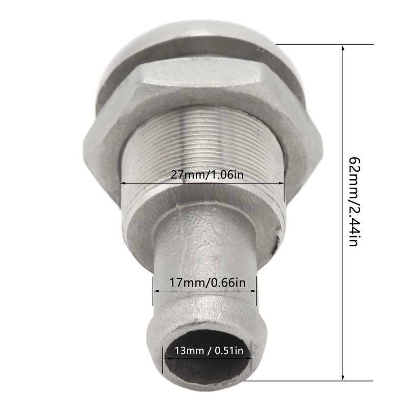 Floor Drain Exhaust Air Outlet 316 Stainless Steel Fit for
