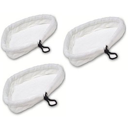 Homiki Set of 3 Microfibre Cleaning Pads - Universal, Compatible with Mop X5 - Compatible with Other Steam Mops