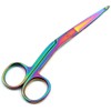 OdontoMed2011 Multi Color Rainbow Knowles Bandage Scissors 5 1/2" (14cm),