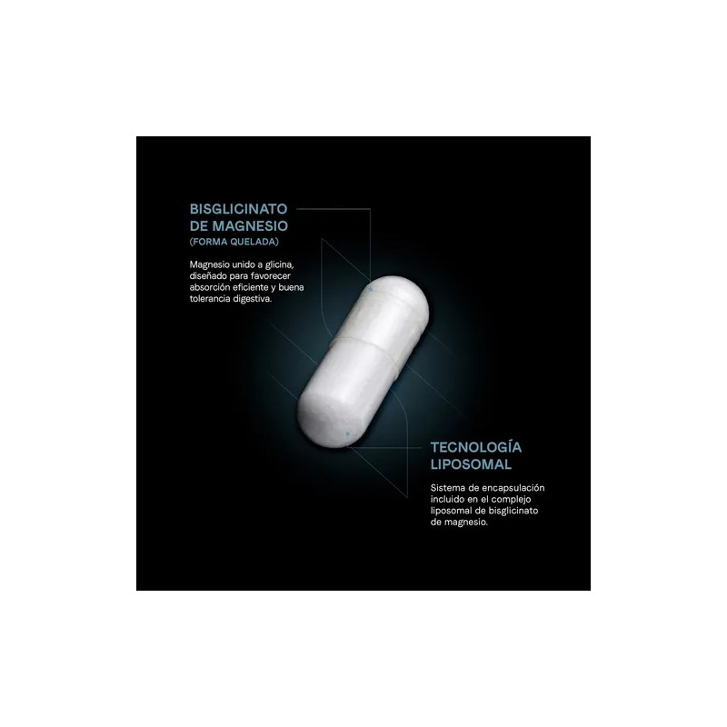 Magnesio Bisglicinato Quelado Liposomal 500mg 90 Cápsulas