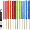 XYQMLY 12Pcs Mini Microfiber Detail Dusters with Crevice Brush for Car Home Cleaning