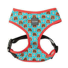 FuzzYard Fuzz Bear Teddy Bear Dog Premium Vest Harness with Adjustable Straps (Extra Small)
