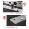 360 Degree Rotation Hidden Door Pivot Hinge, 2.9-Inch Door Pivot