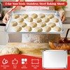 E-far Cookie Sheets Set of 4, 18”x13” Stainless Steel Baking