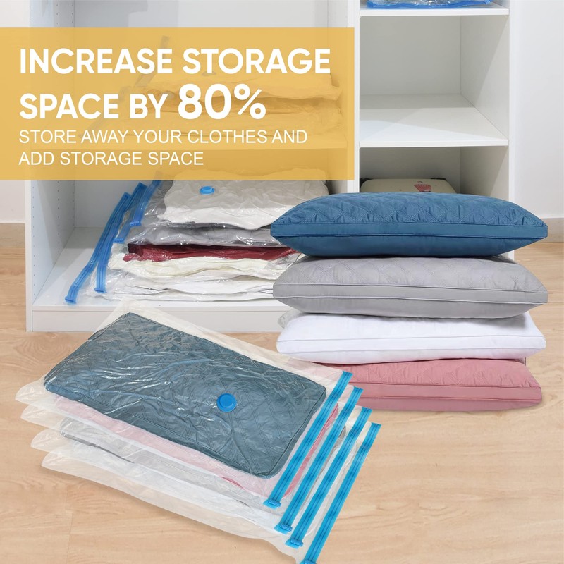 Vacuum Storage Bags, 10 Medium Space Saver Bags Vacuum Seal