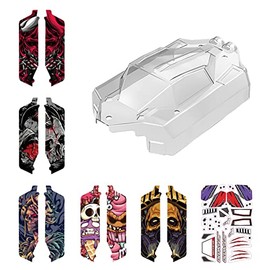 Jetwood 1:16 Scale RC Car Transparent Car Body Shell & Car Sticker Set for JC16EP