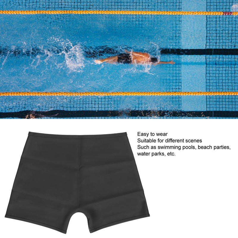 Women Silicone Swim Short Waterproof Leakproof 4 Corner Swimming Shorts
