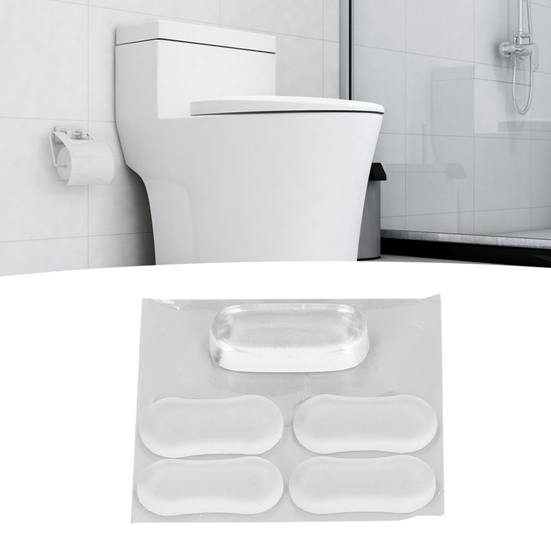 20PCS Toilet Lid Bumper Transparent Silicone Toilet Lid Bidet Replacement