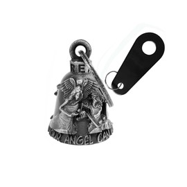 Motorcycle Bells for Biker Good Luck Riding Bells Guardian Biker Bells with Hanger Motorcycle Accessory or Keychain for Luck (Your Angel Can Fly)