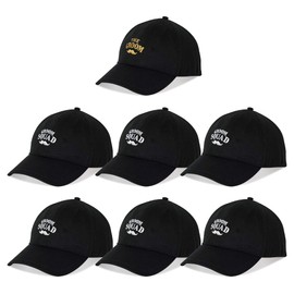 PartyGifts&beyond Groom Squad Hats 7 Packs Groomsmen Gifts Bachelor Party Hats Team Groom Baseball Hats for Bachelor Party (Groom Squad)