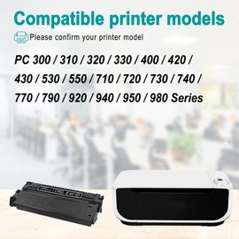 High Yield E40 Black Toner Cartridge (1491A002AA): NUC Compatible Cartridge E40 CRG-E40 Toner Replacement for Canon E40 Toner Cartridge PC 320 530 720 770 920 950 Printer - 1 Pack
