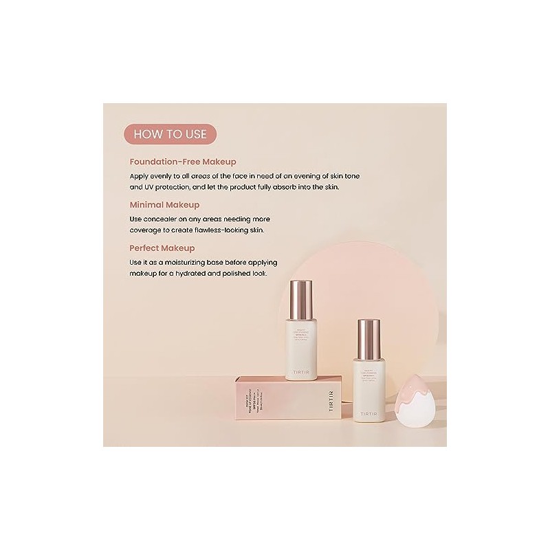 TIRTIR Mask Fit Tone Up Essence | Tinted Moisturizer, All-in-one
