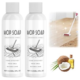 Nsacxa 2PCS Mop Soap Brazilian Waves, Mop Soap Scented, Mop Soap for Floor Cleaning, Luxury Mop Soap, Multi-purpose Mop Cleaner Soap