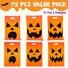 JOYIN 72 Pcs Halloween Jack O Lantern Goodie Bags for