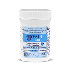 VSL4® Gut Probiotic for Digestive Health for Men & Women, 8 Strains | 30 Billion CFU, Science-Backed, Multi-Strain Support, Promotes Gut Balance, Regu