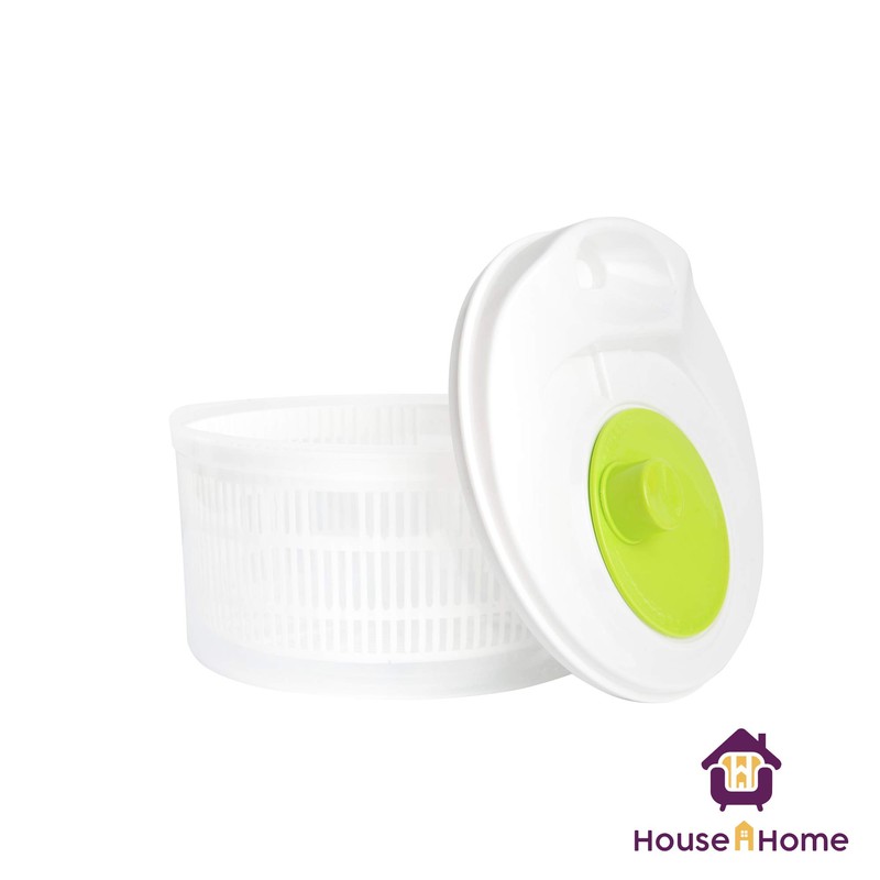 Plastic Large Salad Spinner Leaf Dryer Lettuce Veg Drainer Dressing