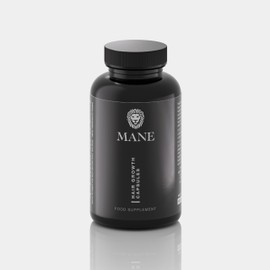 MANE Mane Hair Growth Vitamins for Thicker Fuller Hair - 120 Capsules - 6 Weeks Supply - Reduce Hair Loss